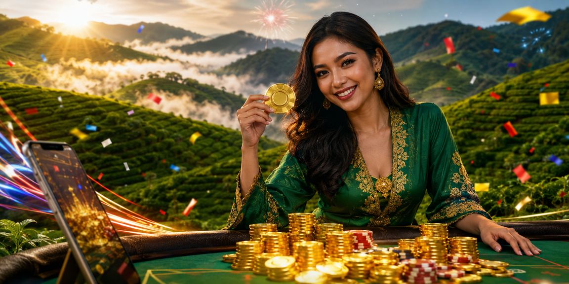 Pemain menikmati kasino dalam talian melalui telefon pintar di Malaysia